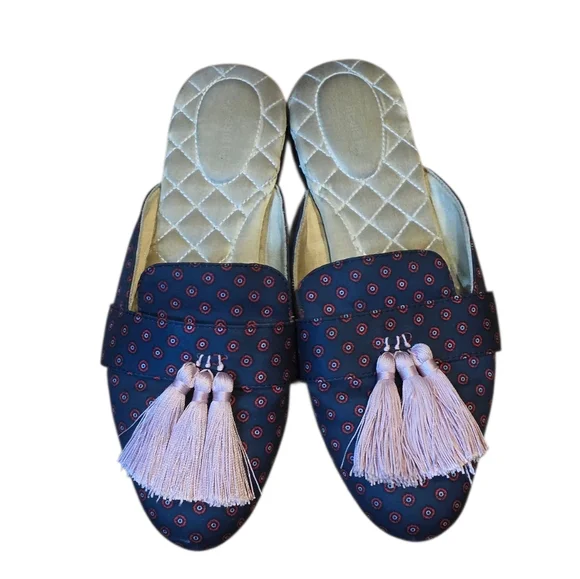 BIRDIES ROBIN LOAFER SLIP ON BLUE PINK 8 - Picture 10 of 14